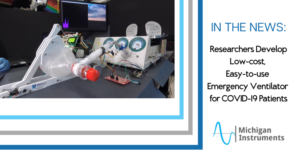 研究人員為COVID-19患者開(kāi)發(fā)了低成本，易于使用的緊急呼吸機(jī)